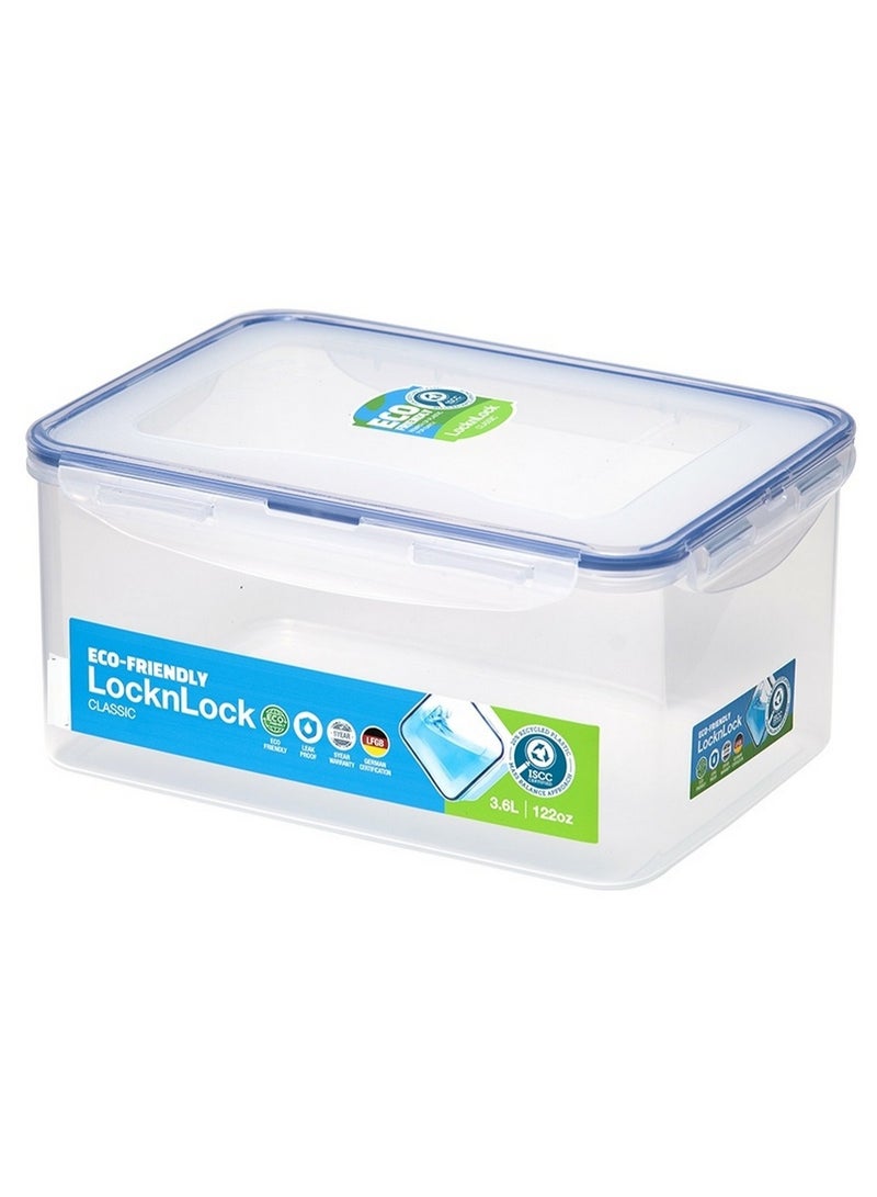 Classic Rectangular Eco Friendly Food Container 3.6L
